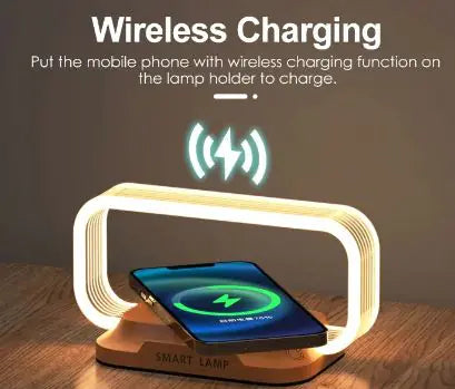 FocusGlow™ LED Lamp + Wireless Charger